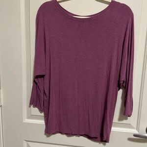 Willi Smith - purple women’s top- jersey